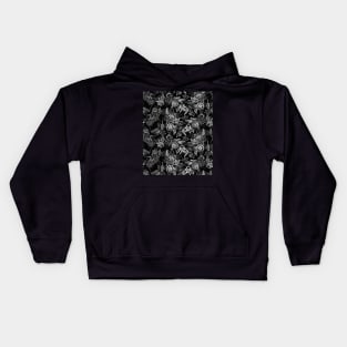 Matisse Black and White Flowers Kids Hoodie